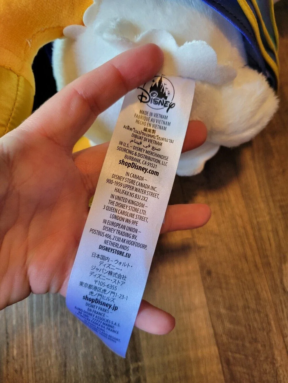 Donald And Daisy Duck Plush Toys Disney 50th Anniversary RARE